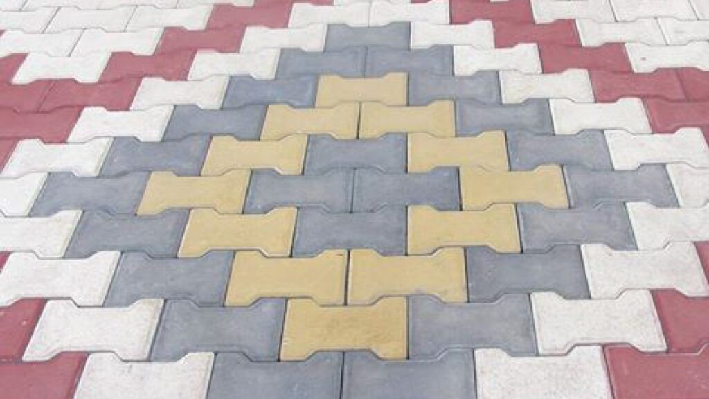 کفپوش بتنی پازلی