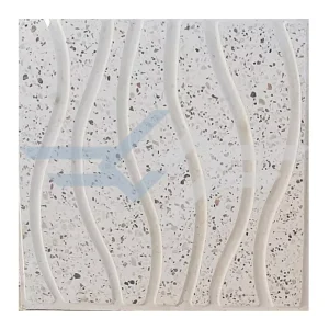 موزاییک حیاطی طرح موج