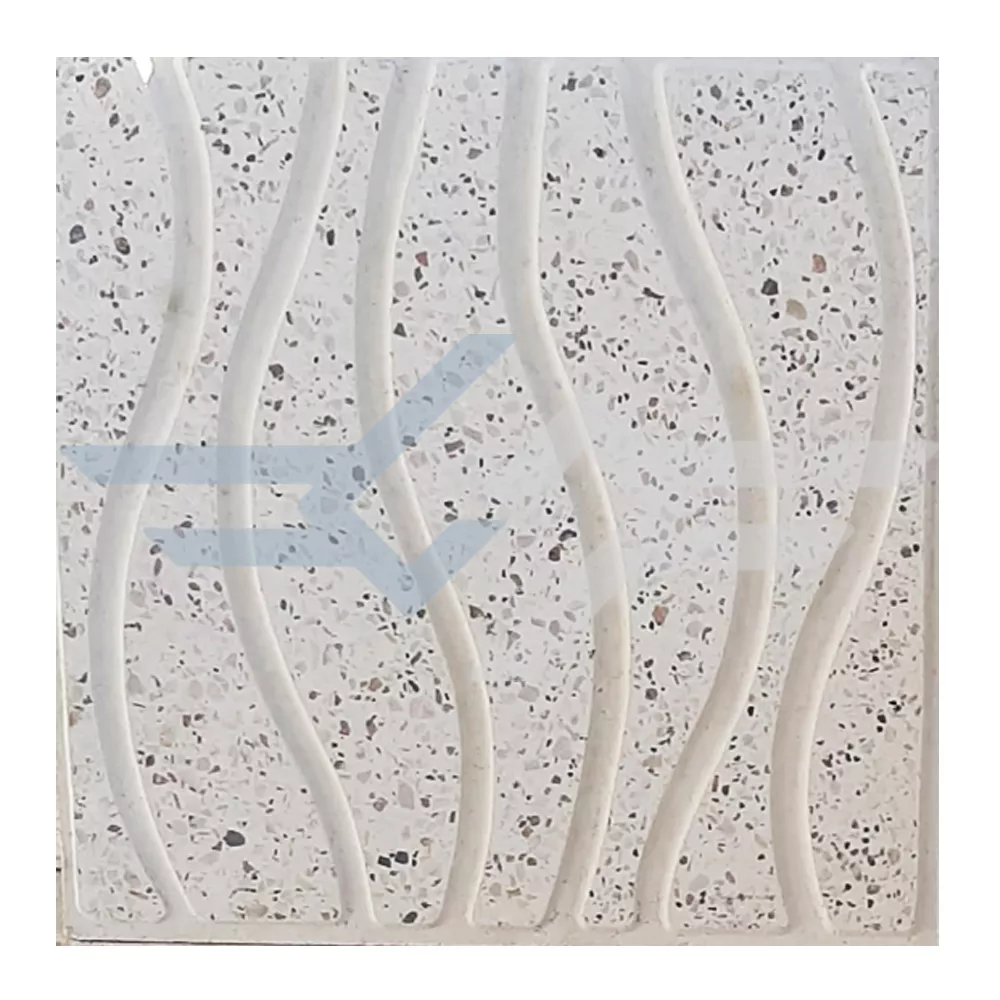 موزاییک حیاطی طرح موج